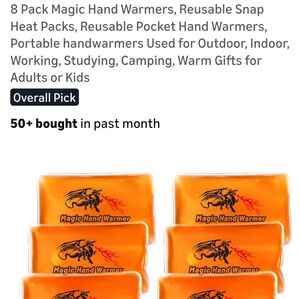 Reusable Gel Heat Packs - Orange